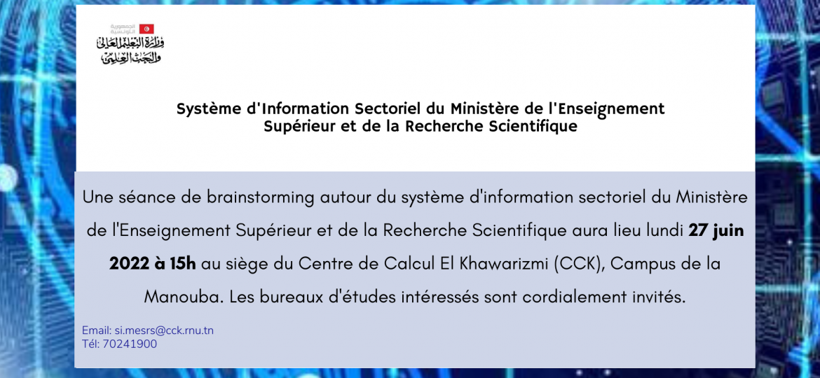 SYSTEME D'INFORMATION SECTORIEL