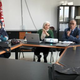 Visite de M. Mohamed Vall Mohamed ZEYAD, directeur des systèmes informatiques - MESRS Mauritanie