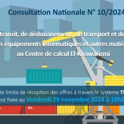 Prestation de transit, de dédouanement et de transport et de déchargement des équipements informatiques et autres matériels au Centre de calcul El-Khawarizmi