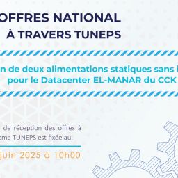 AON 06/2025 - Acquisition de deux alimentations statiques sans interruption pour le Datacenter EL-MANAR du CCK
