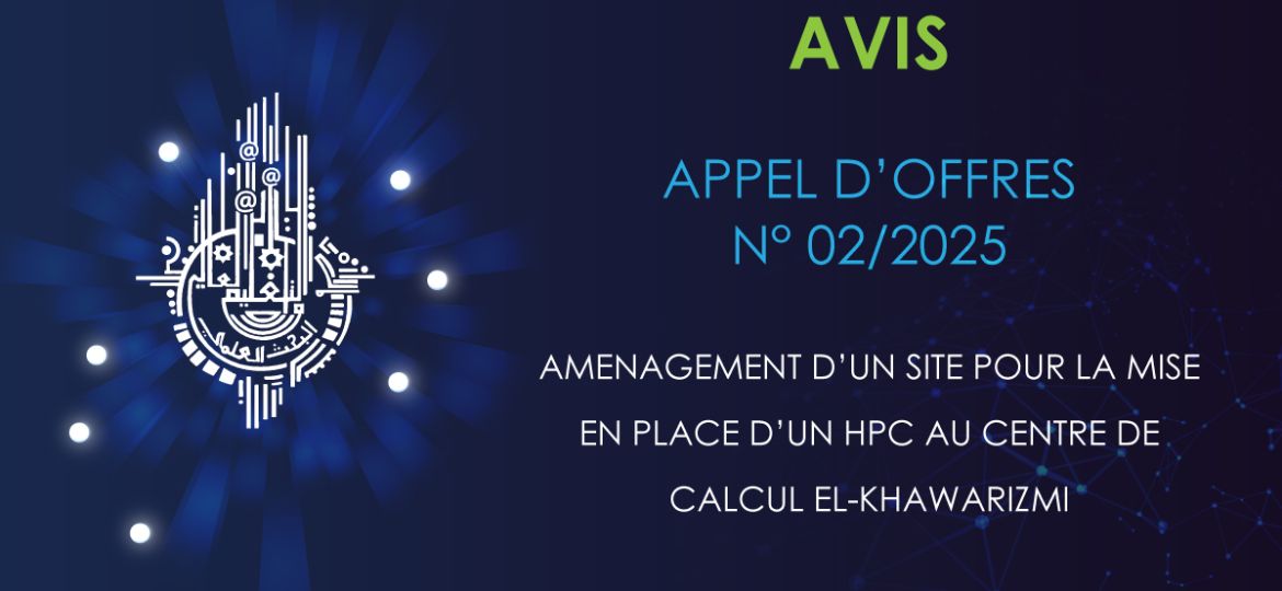 AMENAGEMENT D’UN SITE POUR LA MISE EN PLACE D’UN HPC AU CENTRE DE CALCUL EL-KHAWARIZMI