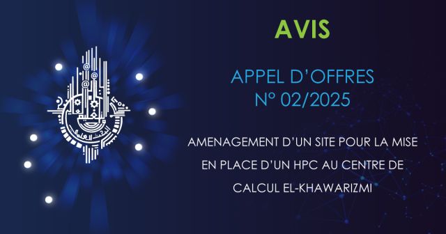 AMENAGEMENT D’UN SITE POUR LA MISE EN PLACE D’UN HPC AU CENTRE DE CALCUL EL-KHAWARIZMI